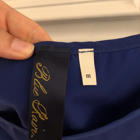 Royal blue knee length dress - Picture 2 of 4